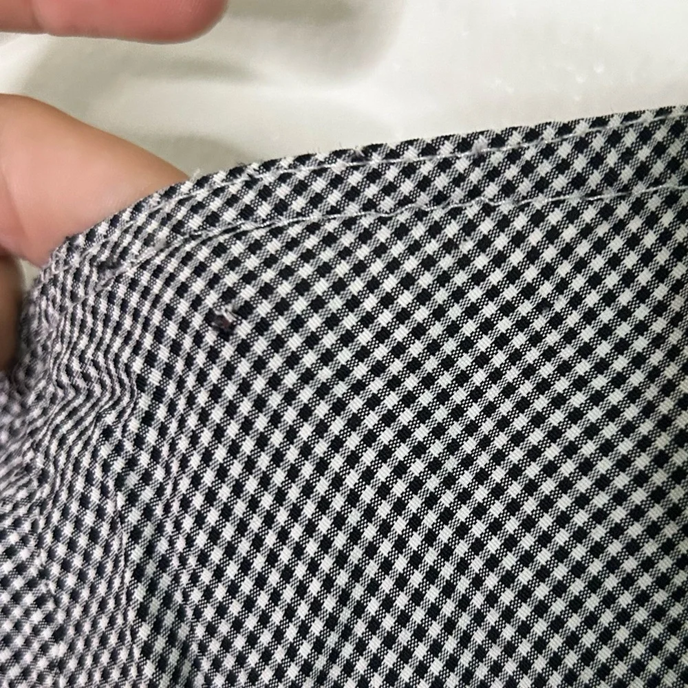 Jcrew vintage mini gingham print skirt